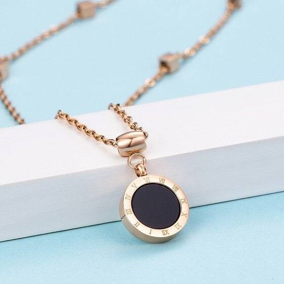 Clock Pendant Necklace Des (2)